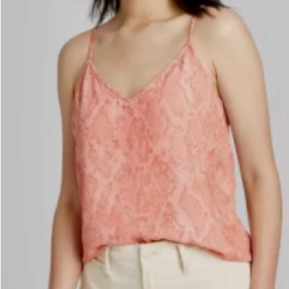 A new Day Snakeskin Print Tank Top